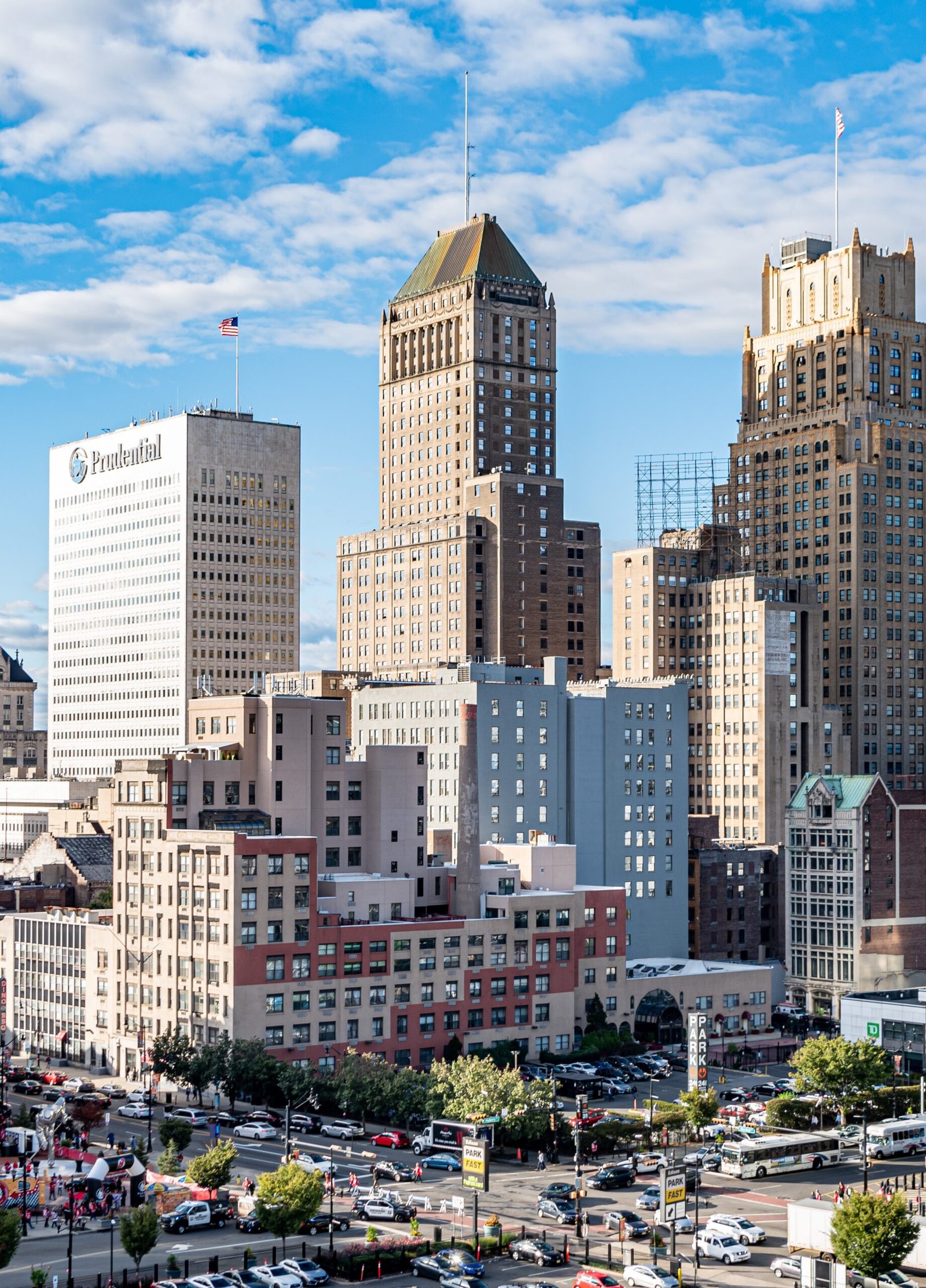 Downtown Skyline in Newark - where people may be searching for back taxes help in newark